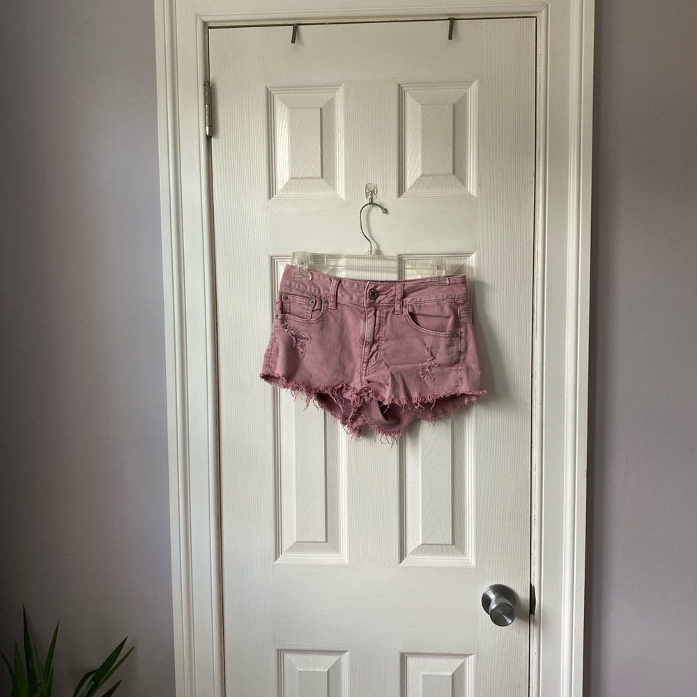 American Eagle Stretch Fit Shorts Burnt Red Size 0